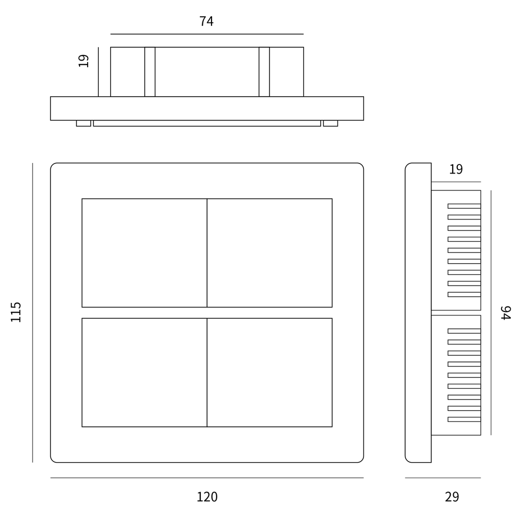 永恆開關 台規四開