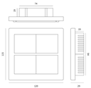 永恆開關 台規四開