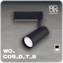 Dimmable CCT Track Light with Diffusion lens ( black )
