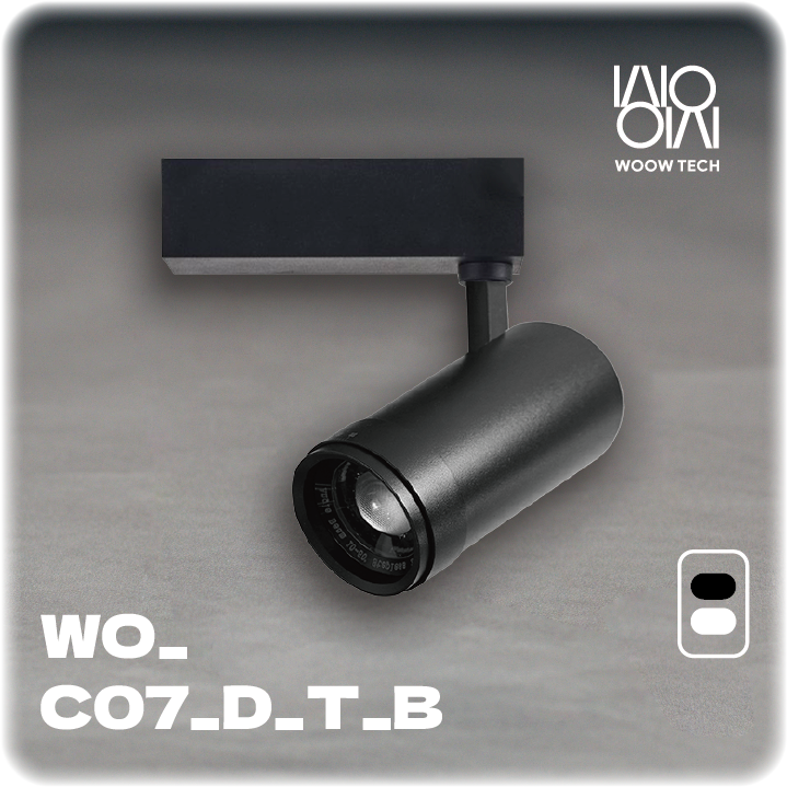 Dimmable CCT Track Light Beam-angle Adjustable (black)