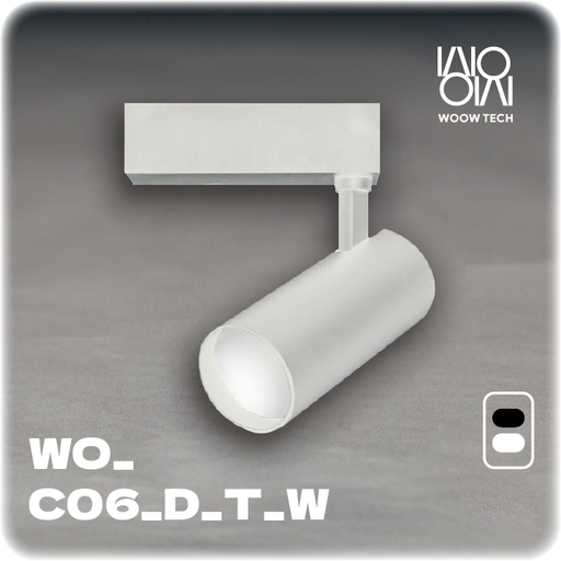 [WO_C06_D_T_W] Dimmable CCT Track Light Anti-Glare (white)