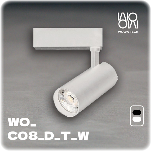 [WO_C08_D_T_W] Dimmable CCT Track Light ( white )