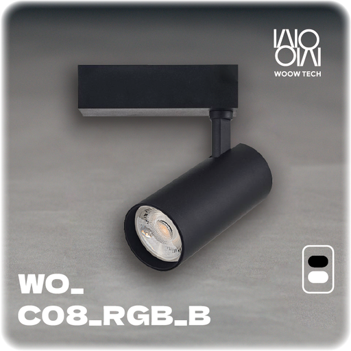 [WO_C08_RGB_B] RGBCW Track Light ( black )