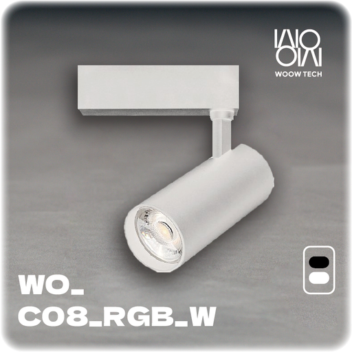 [WO_C08_RGB_W] 智能ZIGBEE全彩調光軌道燈(白)
