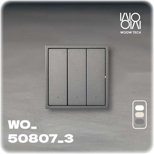 [WO_50807_3G] SIMON i7 智能三開(灰)  