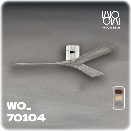 [WO_70104_G] Ceiling Fan(grey) SOLID