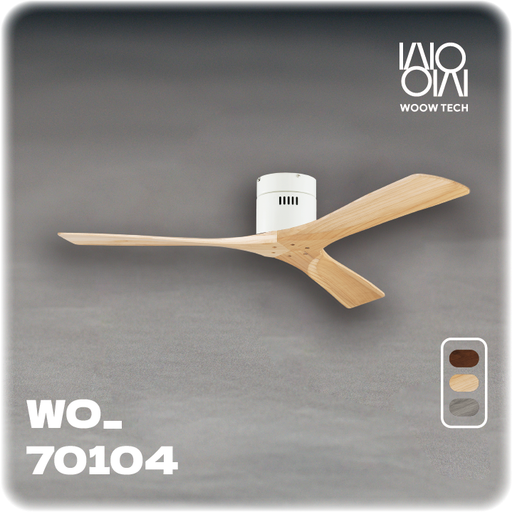 [WO_70104_W] Ceiling Fan(Solid Wood)