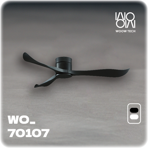 [WO_70107_B] Ceiling Fan(black) SLEEK